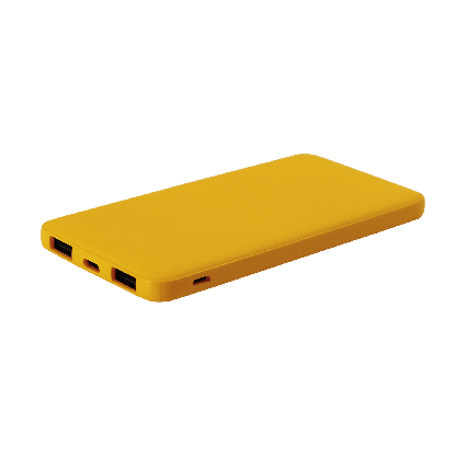 Внешний аккумулятор Bplanner Power 1 ST, софт-тач, желтый