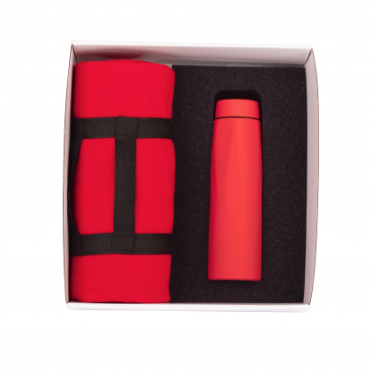 Набор подарочный Тандем soft touch, красный