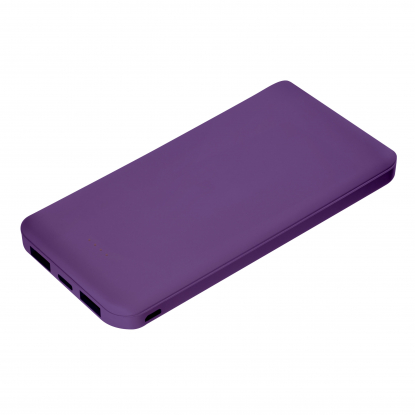 Внешний аккумулятор Elari Plus, soft touch, фиолетовый