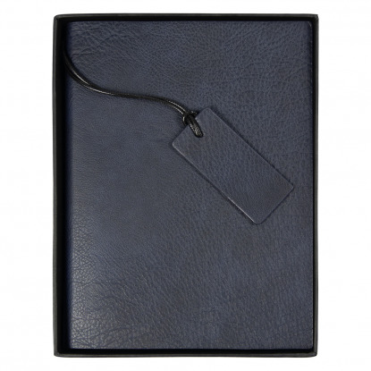 Ежедневник Flexy Foggia Leatherette B5, недатированный, тёмно-синий