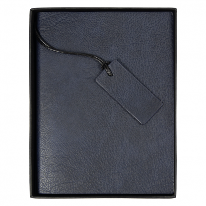 Ежедневник Flexy Foggia Leatherette B5, недатированный, тёмно-синий