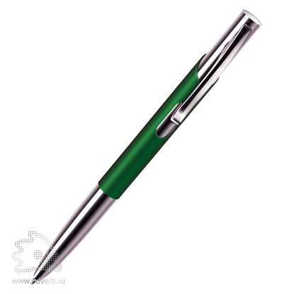 Шариковая ручка Cosmo BeOne, зелено-серебристая