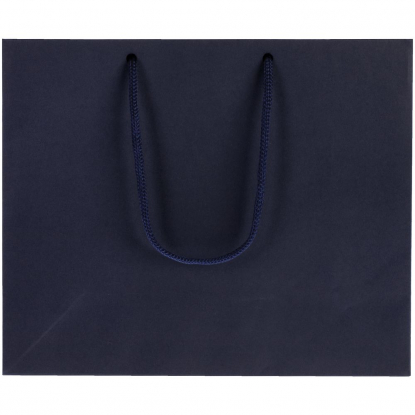 Пакет бумажный Porta S, синий, вид спереди