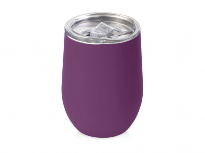 Вакуумная термокружка Sense Gum с непротекаемой крышкой, фиолетовая