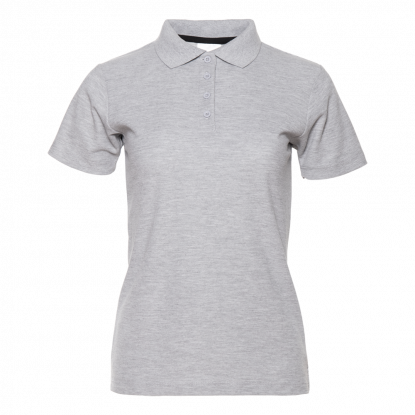 Рубашка поло 104W, женская, серый меланж