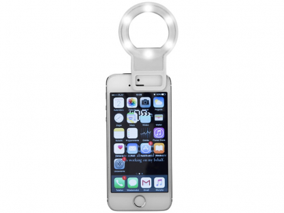 Вспышка LED с зеркалом, белая, пример использования