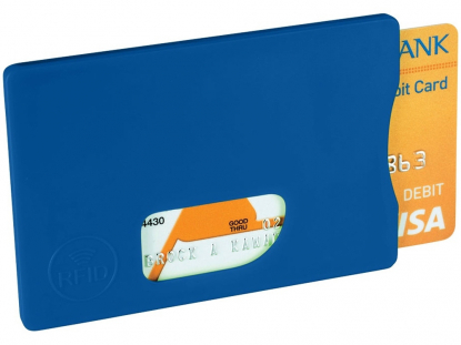 Защитный RFID чехол для кредитных карт, синий