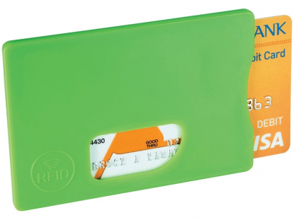 Защитный RFID чехол для кредитных карт, зеленый