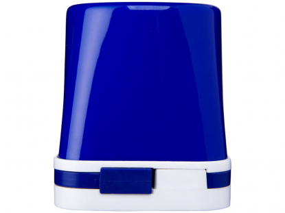Настольный USB Hub Shine 4 в 1, ярко-синий, вид спереди