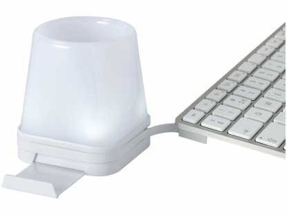 Настольный USB Hub Shine 4 в 1, белый