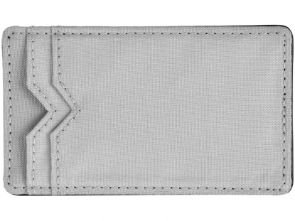 Бумажник RFID с двумя отделениями, белый, вид сверху