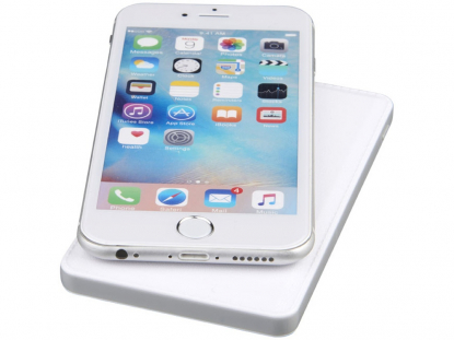 Беспроводной внешний аккумуляторPhase 3000 мAч, белый, беспроводная зарядка