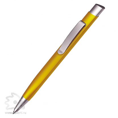 Шариковая ручка Triangular BeOne, желто-серебристая
