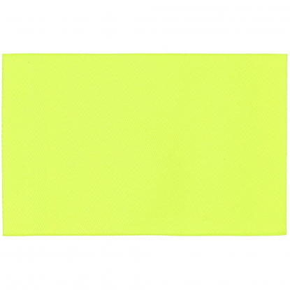 Лейбл тканевый Epsilon, XL, желтый неон