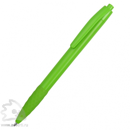 Ручка пластиковая шариковая Diamond, зеленая