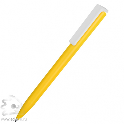 Ручка пластиковая шариковая Fillip, желтая