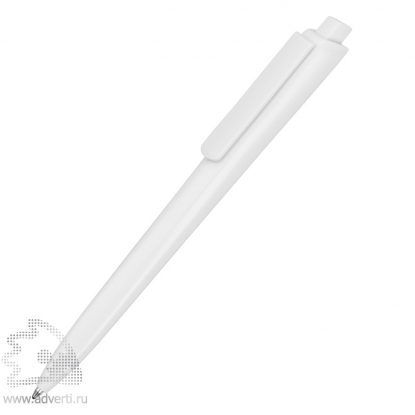 Ручка пластиковая трехгранная шариковая Lateen, белая