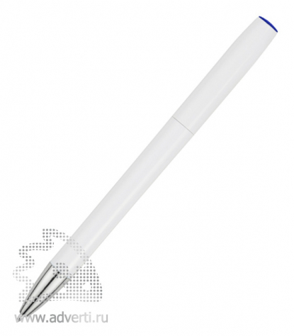 Ручка шариковая Локи, синяя, вид сзади
