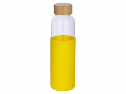 Бутылка для воды Refine в чехле, желтая