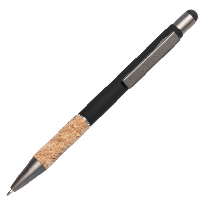 Ручка шариковая FACTOR GRIP со стилусом, черная