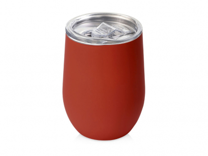 Термокружка Vacuum mug C1, soft touch, красная