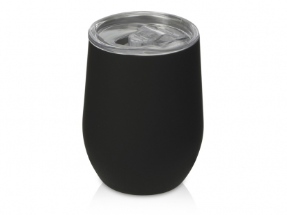 Термокружка Vacuum mug C1, soft touch, черная