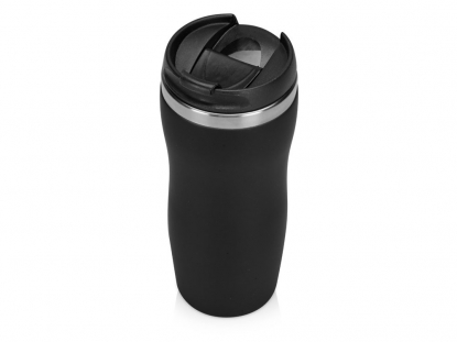 Термокружка Double wall mug С1 soft-touch, черная