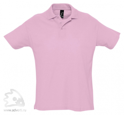 Рубашка поло Summer 170, мужская, розовая
