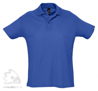 Рубашка поло Summer 170, мужская, синяя