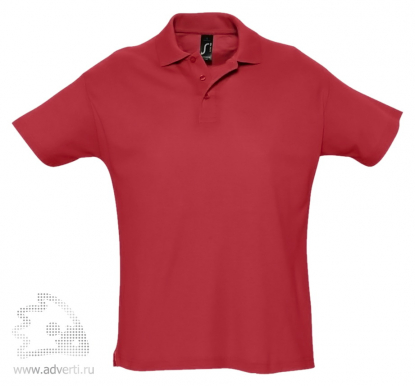 Рубашка поло Summer 170, мужская, красная