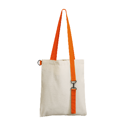 Шоппер Superbag с ремувкой 4sb, неокрашенный с оранжевым