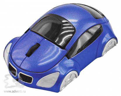 Оптическая компьютерная мышь Автомобиль, синяя