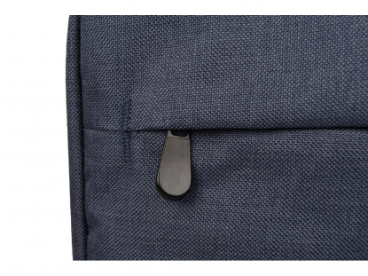 Сумка для ноутбука 13'' Flank с боковой молнией, синяя, карман