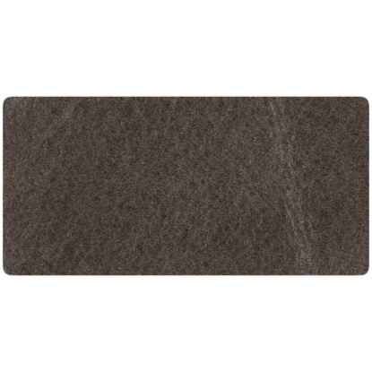 Лейбл кожаный Tuken, S, серый