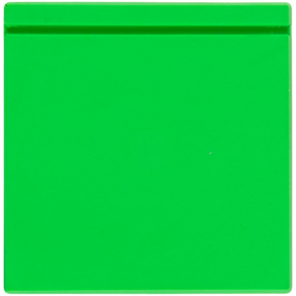 Лейбл из ПВХ Kare, зеленый неон