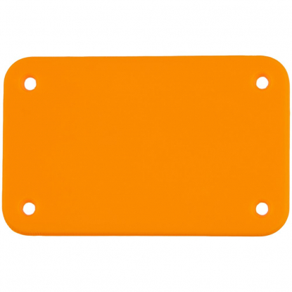 Лейбл из ПВХ Kreta, S, оранжевый