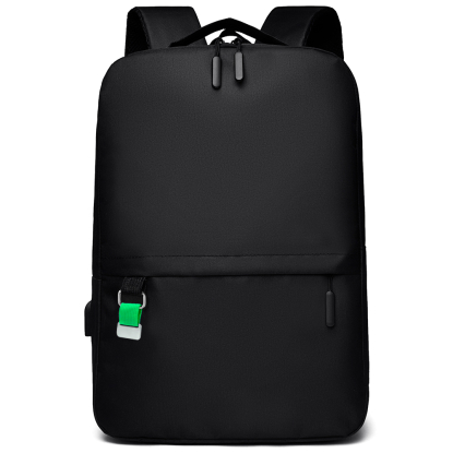 Рюкзак-сет TRAVEL TO GO, черный с зеленым