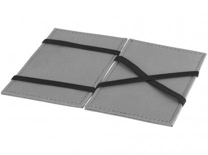 Бумажник Adventurer, серый, вид внутри