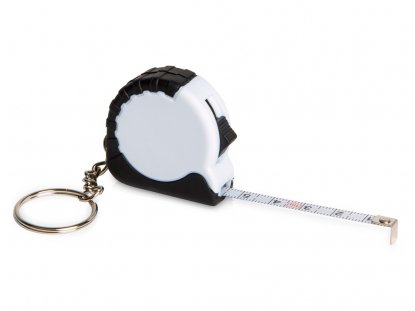Рулетка-брелок Habana, 1м, белая