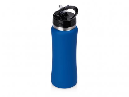 Бутылка для воды Bottle C1, soft touch, синяя