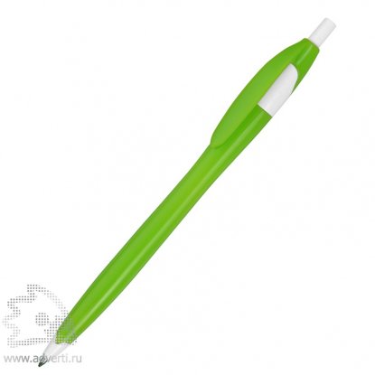 Ручка пластиковая шариковая Астра, зеленая