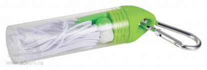 Наушники Earbuds, салатовый