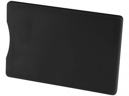 Защитный RFID чехол для кредитных карт, черный, с обратной стороны