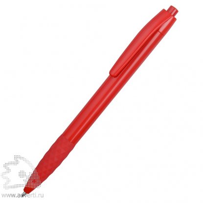 Ручка пластиковая шариковая Diamond, красная