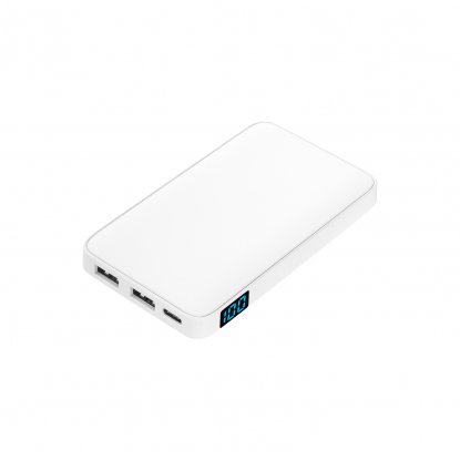 Внешний аккумулятор с подсветкой Анкор (Ancor) 5000 mAh, белый
