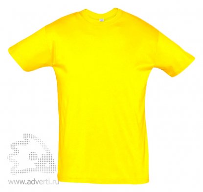 Футболка Regent 150, мужская, желтая