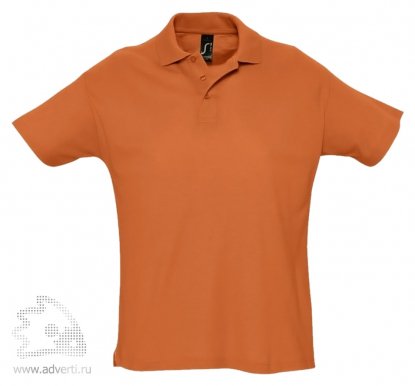 Рубашка поло Summer 170, мужская, оранжевая