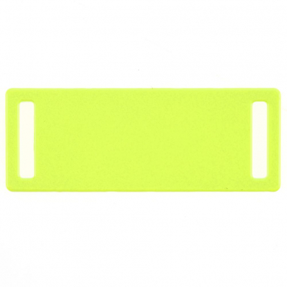 Шильдик металлический Kova, желтый неон