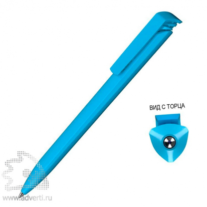 Ручка шариковая Trias Softtouch, бирюзовая