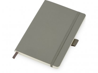 Блокнот А5 в гибкой обложке Vision 2.0 soft-touch, серый